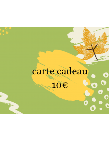 Carte cadeau écoresponsable Par le système avancé 