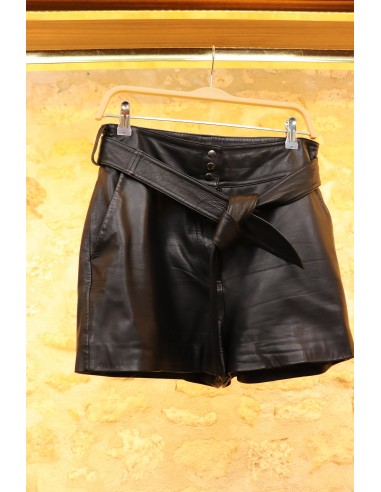 IKKS Short en cuir destockage