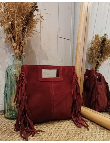 Sac à franges Moa Bordeaux meilleur choix