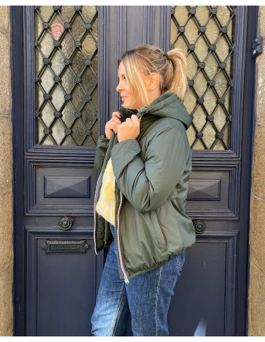 Parka courte vert sapin de la marque