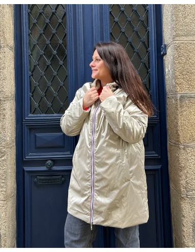 Impermeable long doré reversible FS À commander