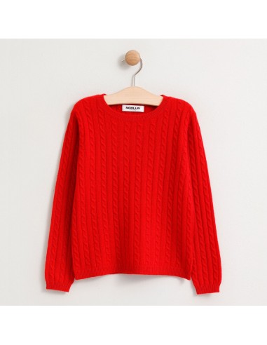 OKTAI pull col rond rouge prix