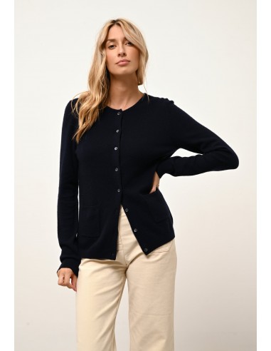 KATHARINE cardigan col rond navy commande en ligne