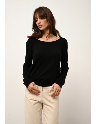 FIONA pull col bateau noir l'achat 