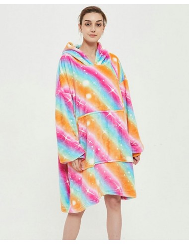 Poncho Plaid Arc-en-Ciel pour bénéficier 