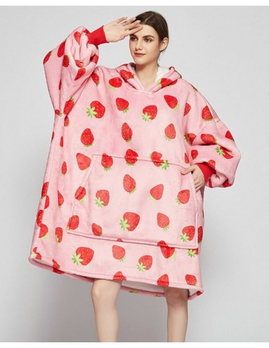 Poncho Polaire Femme Fraises Toutes les collections ici