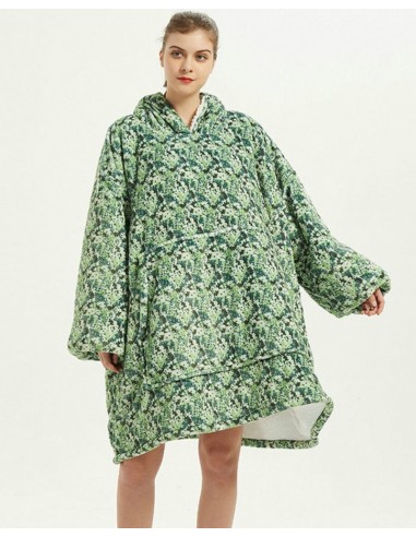 Poncho Polaire Femme Vert chez Cornerstreet bien 