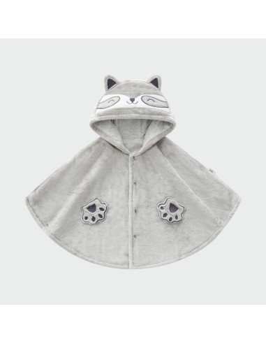 Poncho Enfant Chat Gris meilleur choix