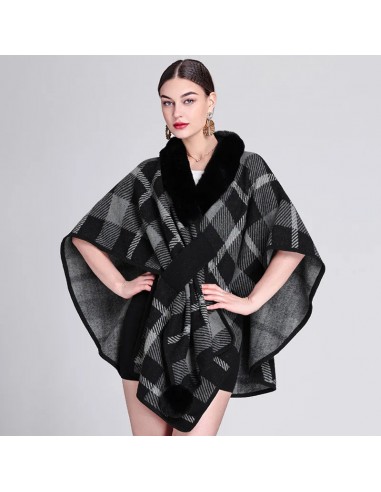 Poncho Ecossais Femme pas cher 