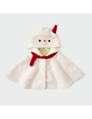 Poncho Bébé Bonhomme de Neige Profitez des Offres !