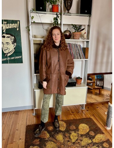 Manteau peau lainée T.42♀/M-L♂ plus qu'un jeu 