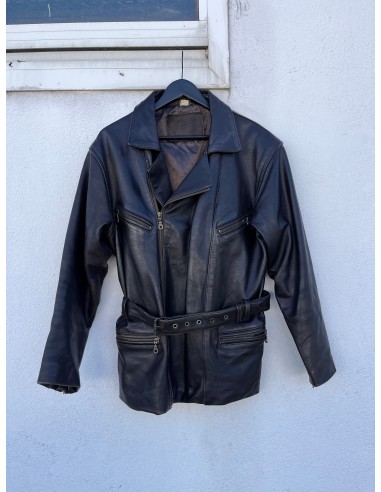 Veste cuir 80s T.38-40♀/S-M♂ Toutes les collections ici