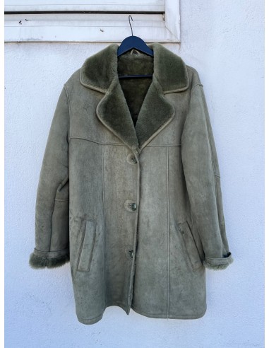 Manteau peau lainée 80s T.40/42♀/L♂ outlet