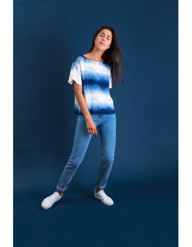 Top minuit* shibori rayé 50-70% off 