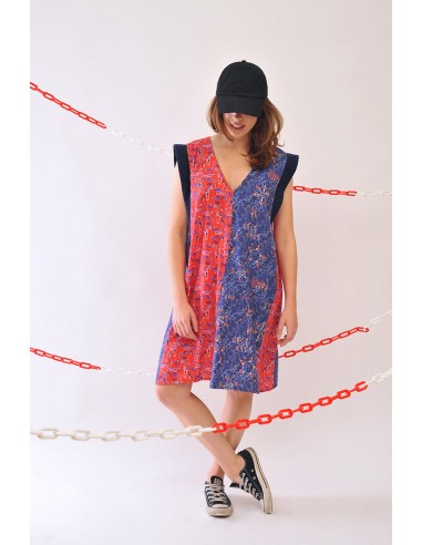 Robe UP TO YOU "Ailes" Natation / Escaliers / Bleu nuit lurex Voir les baskets